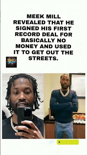 Meek Mill Signed First Deal for No Money – Used It to Escape Streets 😳💯 #MeekMill #DreamChasers #fyp