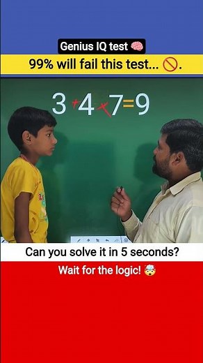 Brain IQ Test/Can You Fix This Equation? 😱 Math Logic Challenge 🧠! #puzzle #maths #students