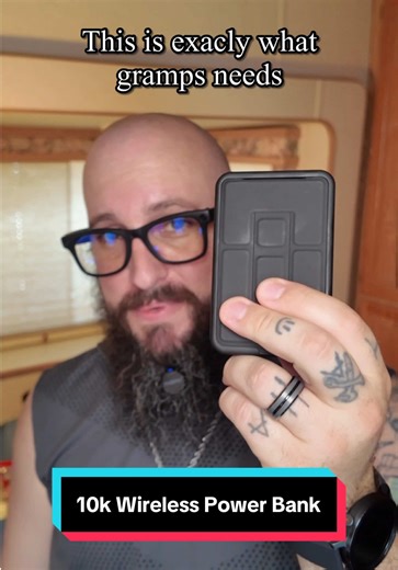 Dead phone anxiety? Solved. 🔋 This magnetic wireless power bank snaps onto your phone for clean, cable-free charging and folds into a stand so you can keep watching, scrolling, or FaceTiming while it powers up. The LED display shows exact battery percentage, and the 10,000mAh capacity delivers reliable backup power without adding bulk. Perfect for everyday carry, travel, and long days away from an outlet. *Disclaimer: Prices, sales, coupons, discounts are accurate at the time this video is post