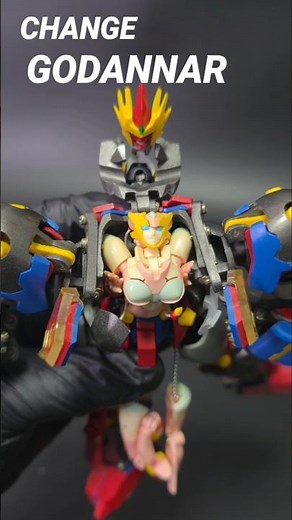 HALFEYE 神魂合体ゴーダンナー Fully Transformable Half-Eye Godanna Moderoid #Figure #Gundam #gundam