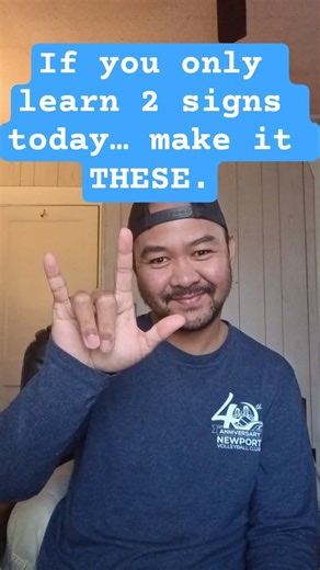 2 ASL Signs You NEED Every Day #shorts