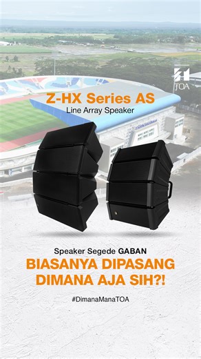 Dari satu ruang ke ruang lainnya, Z-HX Series-AS hadir memberikan distribusi suara merata dan bertenaga di setiap proyek instalasi. Speaker line array profesional dari TOA Indonesia ini dirancang untuk performa tinggi di ruang berskala besar seperti auditorium, aula, tempat ibadah, stadion, hingga venue pertunjukan. Yuk, kita lihat penempatannya di berbagai lokasi dalam video ini! 📡 #TOAIndonesia #ZHXSeries #LineArraySpeaker #SoundSystemIndonesia #AudioProfesional #ProAudioIndonesia #SpeakerAud