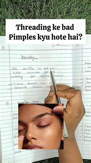 Threading ke baad acne problem? 🚨 Ye galti mat karo! ❌ #viral #ytshorts #youtubeshorts #beauty
