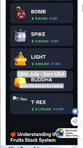 Blox Fruits Stock Live – Check Current Fruit Dealer Stock & Updates Instantly #bloxfruits #roblox