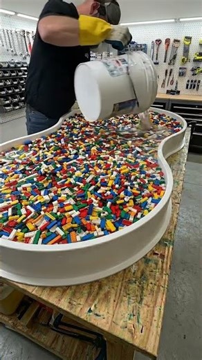 DIY Epic LEGO Epoxy Resin Table 🧱✨