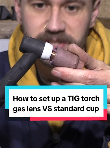 Knowing how to set up your TIG welding torch is a crucial part of learning how to weld. How gas lenses and standard cup set ups differ can cause new welders to be unsure of how to correctly build up their torch. Do you prefer a TIG torch with a gas lens or do you stick with standard? I tend to drift towards gas lenses when welding steel or stainless, but has a standard setup for AC ⚡