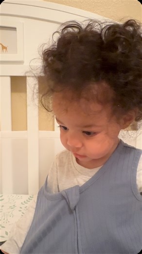 Derek on Instagram: "I never knew how much joy this daily routine brings me. I love visiting Ms. Tally at her crib, watching her meet Tiddy, seeing the tiny brown fingers waving through the rails to greet her best friend, and observing her reaction to her own hello. This moment makes my morning. #morningroutines #parenting #morning #dadlife"