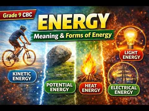 Energy Explained | Meaning and Forms of Energy (Grade 9 CBC Science)-Lesson 38
