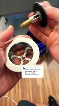 How to remove a tub drain