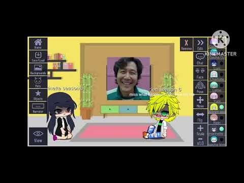 Marinette Adrien react to squid game