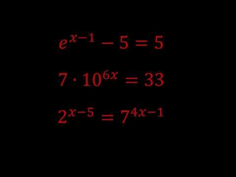 How to Solve Exponential Equations by Taking Logarithms of Both Sides (Dr. Sooze)
