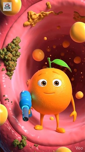 Orange Inside Your Body | 3D Animation | Boost Immunity Naturally #orange