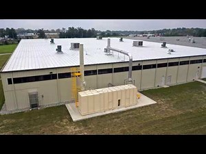Regenerative Thermal Oxidizer (RTO) Installation- Drone Footage