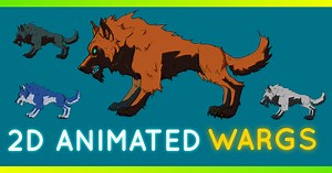 2D Fantasy Wargs Skeletal Animation | 2D Characters | Unity Asset Store