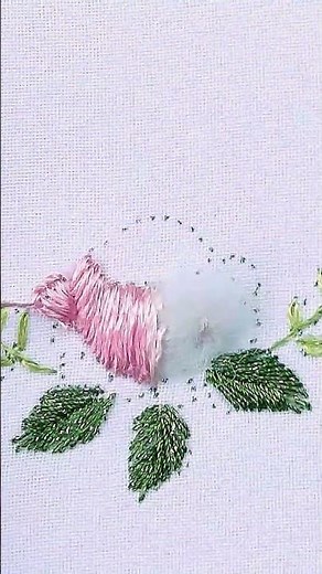 Silk Rose Embroidery | Amazing Easy SHORT
