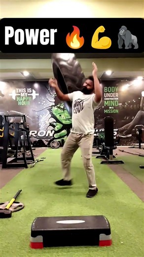 power 🔥💪🦍 #shorts #shortsfeed #youtubeshorts #fitness #motivation #sandeepkanthari