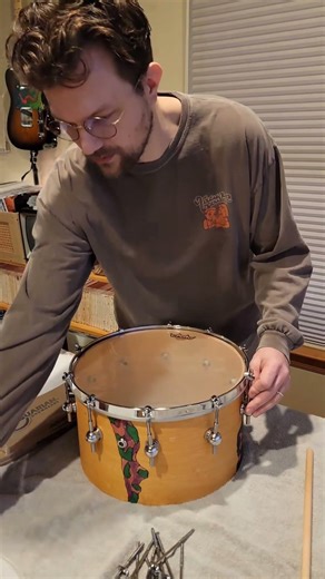 part. 2 snare / tom conversion #drums #studio #musician #daily #story
