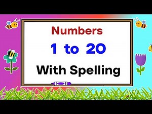 Number Names | Number Names 1 to 20 | Number Spelling | 1 to 20 Spelling |
