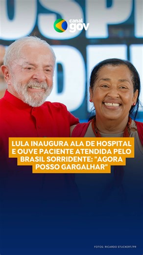 NOVO SETOR DE HOSPITAL FEDERAL NO RJ | O presidente Luiz Inácio Lula da Silva inaugurou o Setor de Trauma do novo Hospital Federal do Andaraí (HFA) nesta sexta-feira (13/3). No evento, o presidente conversou com moradores da região que foram atendidos em outros programas do governo. Uma paciente destacou que ficava com vergonha de sorrir antes de passar pelo Programa Brasil Sorridente, criado em 2004 para assistência odontológica. A política visa combater a dificuldade de acesso a serviços de sa