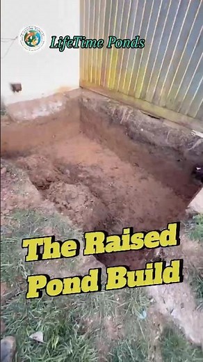 Raised Pond Build in progress, more to come on this project