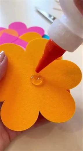 3D Paper Flower DIY“This paper flower looks real! 🌸”