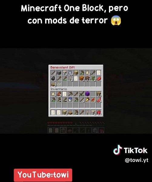 Minecraft One Block, pero con mods de terror 😱 #minecraft #towi #modsdeminecraft #terror #paratiiiiiiiiiiiiiiiiiiiiiiiiiiiiiii #foryoupage❤️❤️ #viral_video