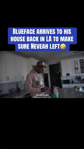 #Blueface arrives to his house back in LA to make sure #Neveah left | neveah