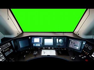Train Cockpit Green Screen Effects 4K With SFX