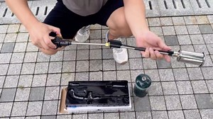 Propane Torch Burner Weed Torch with High Output Heavy Duty Blow Torch 30" Detachable Long Arm Propane Weed Burner&Flame Control Valve for Garden,Stumps,Wood,Melting Ice,Snow Road,Roofing