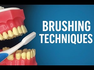 All Brushing Techniques demonstrated and explained - find out which is best for you.