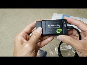 ELMconfig Adapter FORScan OBDII Code Readers USB Scanner for Ford & Mazda (Windows Version)