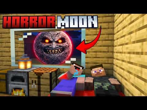 HORROR MOON Destroyed Our World in Minecraft😨