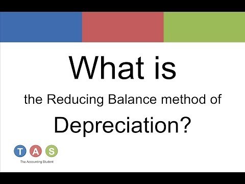 What is the Reducing Balance method of Depreciation?