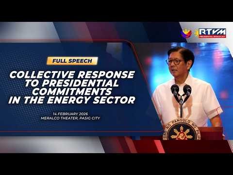 Collective Response to Presidential Commitments in the Energy Sector (Speech) 2/14/2026