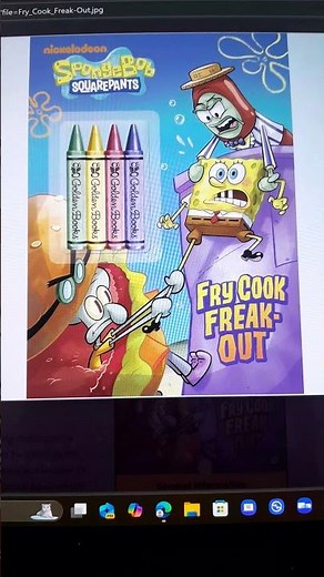 spongebob squarepants fry cook freak-out