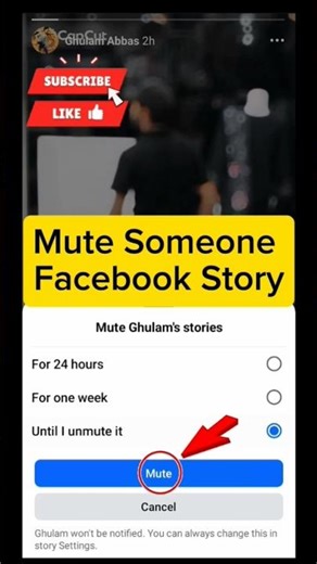How to mute story on Facebook 2025| Facebook par Kisi ko mute Krne ka tariqa