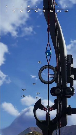 Shooting a flying duck with a bow | Way of the Hunter