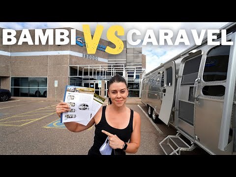 SMALLEST Airstream Travel Trailers! | 2021 Bambi vs 2021 Caravel
