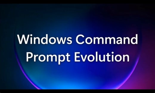 WINDOWS终端cmd发展史