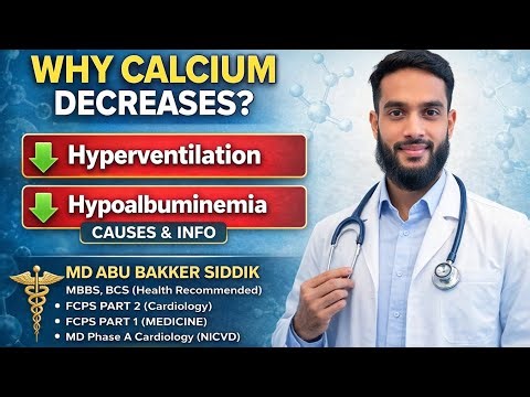 Hyperventilation - Decrease Ionized calcium Hypoalbuminemia - Decrease total calcium