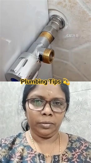 Angle Valve Installation with Universal Swivel Connector🔥ഐഡിയ സൂപ്പർ 💥#plumbing #ytshorts #shorts
