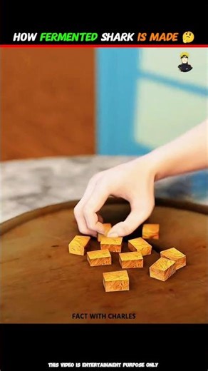 How Farmented Shark Is Made 🤔 | 3D Animation #shorts