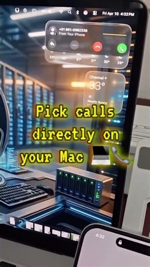 Answer iPhone Calls on Mac 😳💻 (Hidden Apple Feature!)