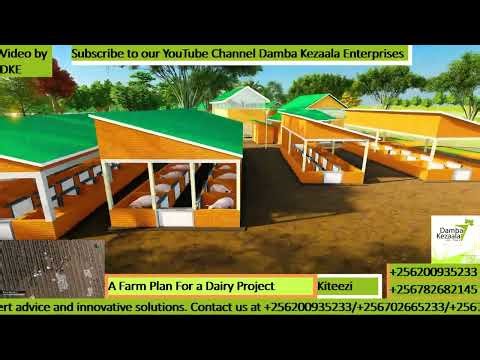 Kiteezi Mixed Farm | 3D Futuristic Farm Plan Render (Full HD)