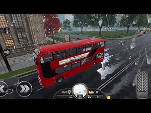 Rainy London Bus Ride 🚌🌧️ | Bus Simulator: EVO