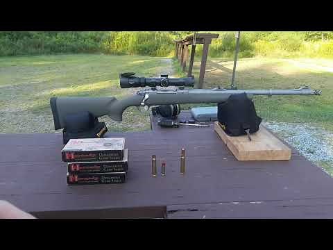 Ruger Guide Gun 416 Ruger Review and Range Test 25yds - 100yds