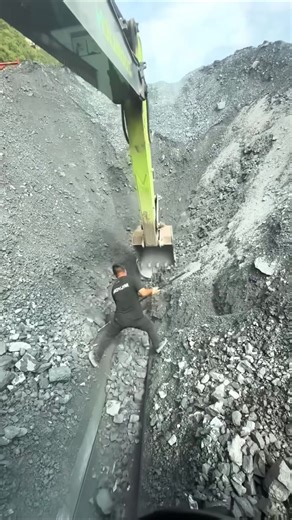 Extreme Rock Crushing Experiments with Heavy Machinery