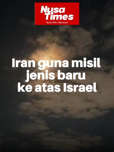 Iran guna peledak jenis baru ke atas Israel TEHRAN, 2 Mac 2026 (KEMASKINI setakat jam 4am waktu Malaysia) - Beberapa video yang tular dari Palestin menunjukkan misil balistik Iran malam ini menggunakan jenis peledak baru iaitu bom berangkai atau kluster. Beberapa video yang tular di media sosial dan disahkan oleh penganalisis sumber terbuka menunjukkan letupan kecil yang bertubi-tubi di ruang angkasa Pangkalan Udara Nevatim dan kawasan sekitar Tel Aviv. Letupan tersebut tidak kelihatan seperti i