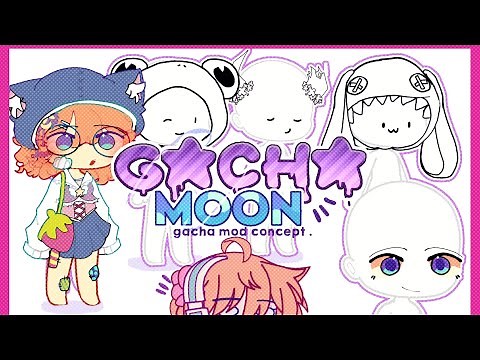 gacha moon | gacha club mod CONCEPT/ wip
