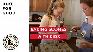 Let's make scones with the kids! Amy and Grace are here to teach your family to bake Cream Tea Scones: http://bakewith.us/CreamTeaScones Learn more about scones with these links mentioned in the video: https://bakewith.us/SconesGuide https://bakewith.us/CustomizedScones What do YOU and your kids want to learn how to bake?? We want to know! | King Arthur Baking Company